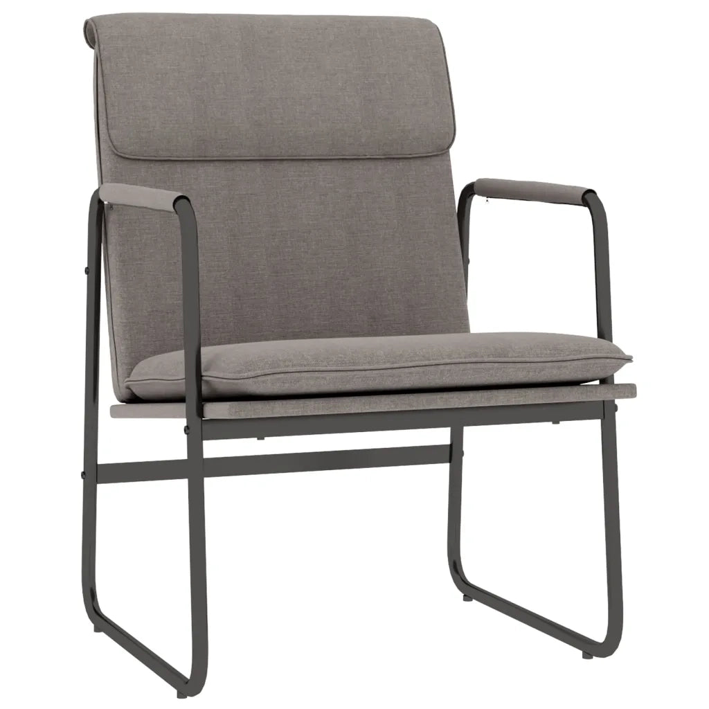 Sedia Lounge Tortora 55x64x80 cm in Tessuto cod mxl 14523