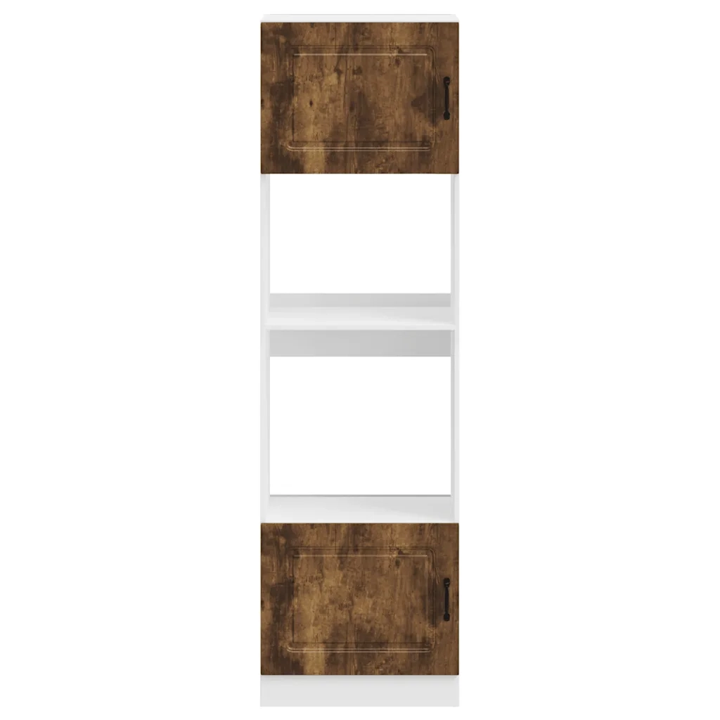 Armadi Forno 2 pz Kalmar Rovere Fumo in Legno Multistrato 3315036