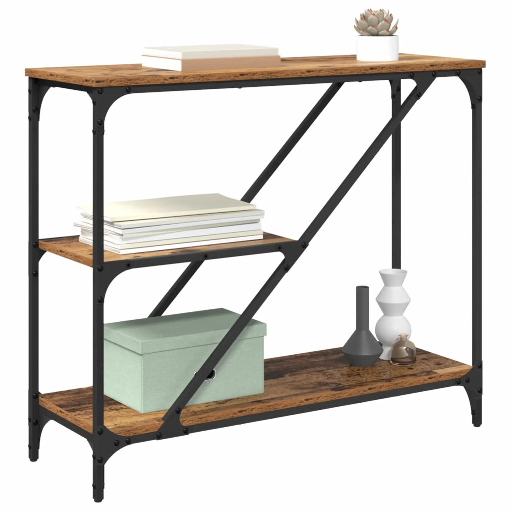 Tavolo consolle Legno vecchio 88,5 x 30 x 75 cm