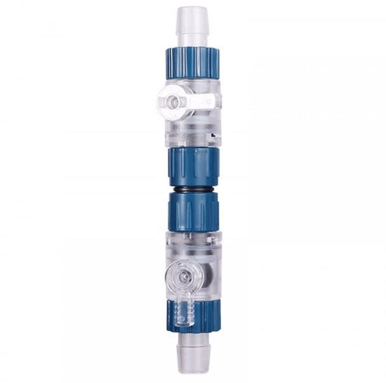 Adattatore per tubi 16-22 mm - Connettore per vasca Vissentank - Connettore filtro - Regolazione facile della portata d'acqua - Adatto per filtri esterni - Connettore per tubi