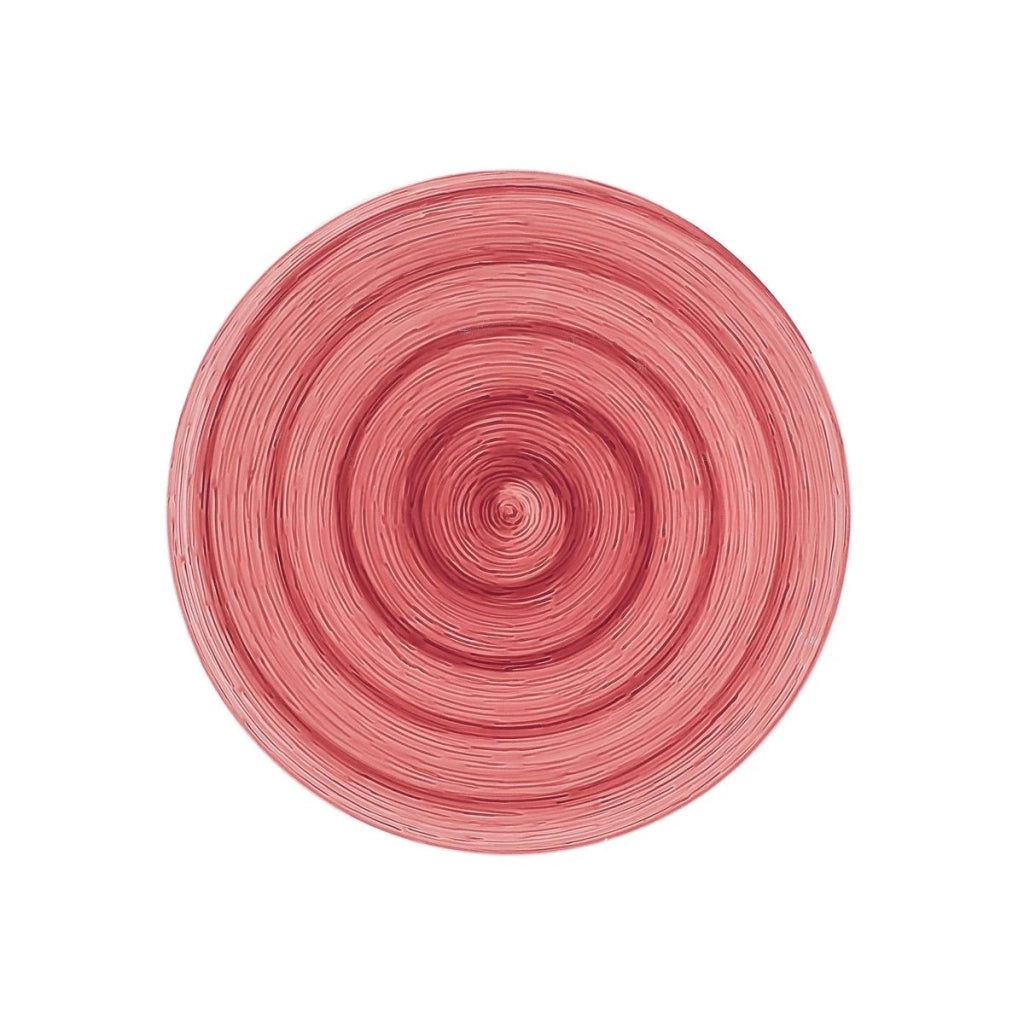 Piatto piano purple Memento Table in ceramica dipinta a mano Ø 27,5 cm