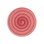 Piatto piano purple Memento Table in ceramica dipinta a mano Ø 27,5 cm