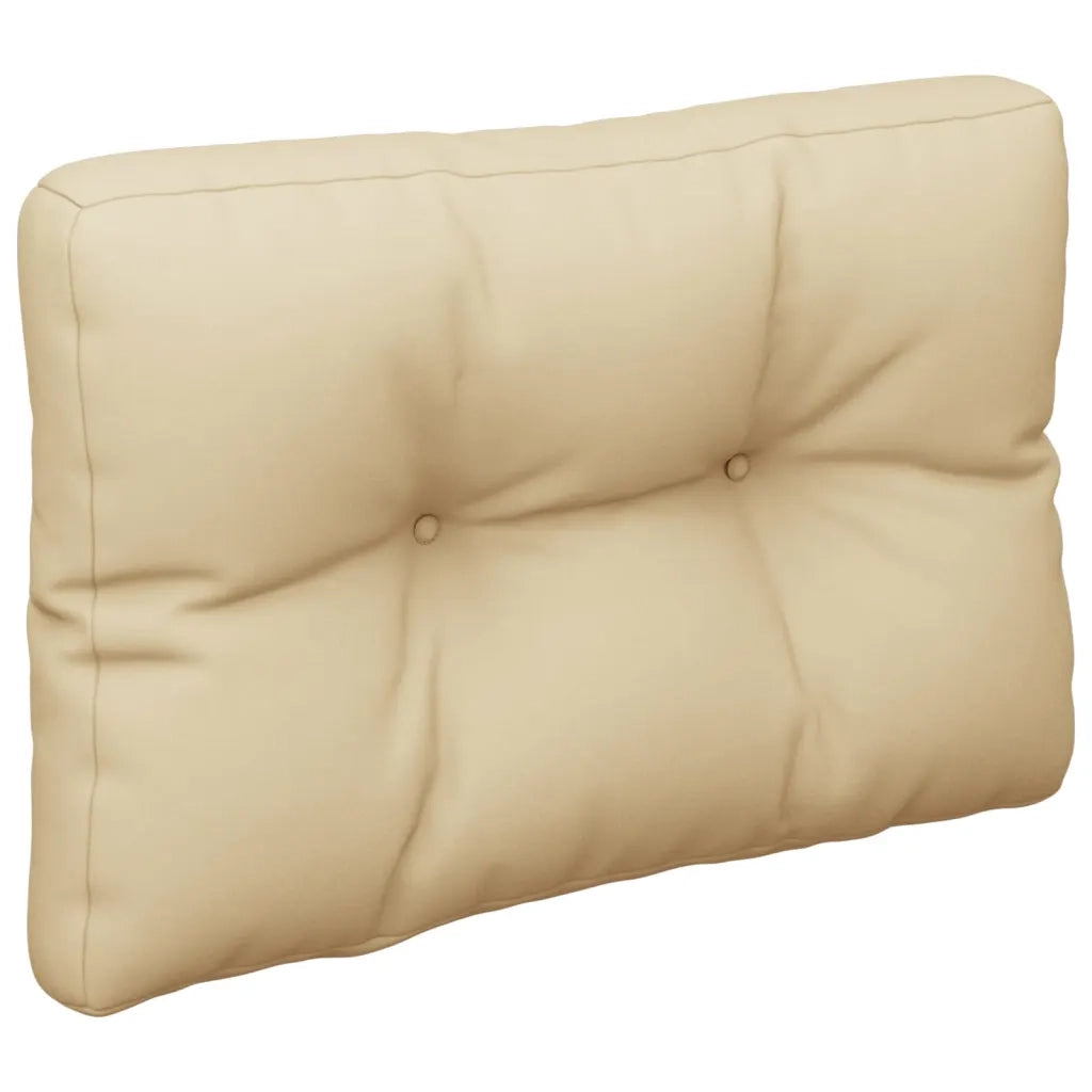 Cuscino per Pallet Beige 60x40x12 cm in Tessuto 360560