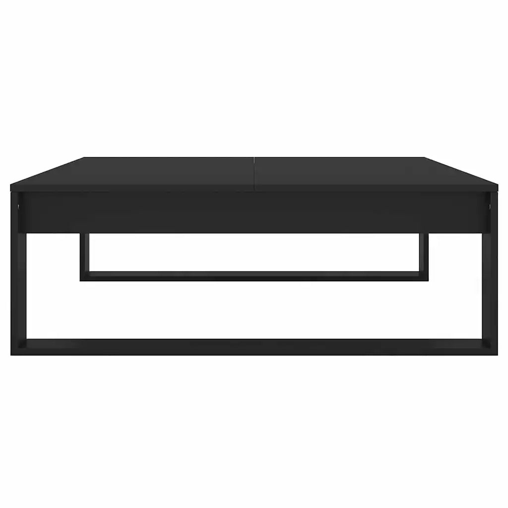 Tavolino da salotto | Tavolino da caff¨¨ | Tavolino da Soggiorno Nero 100x100x35 cm Truciolato