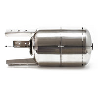 Vaso di espansione 50 l verticale acciaio inox per impianti idrici, sistemi autoclave, membrana EPDM