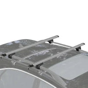 Barre Portapacchi per Auto con Serratura e Chiavi in Lega di Alluminio 125x5.5x7cm, Max. 75 kg