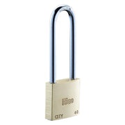 LUCCHETTO RETTANGOLARE ARCO LUNGO mm 30- 10 pezzi  - ISEO