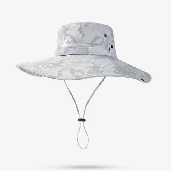 Cappello da sole per uomo e donna - 62 cm di diametro, 12 cm di larghezza del bordo - Cappello anti-UV - Cappello da cowboy - Impermeabile - Caccia, escursioni, pesca, cappello da secchio - Protezione solare estiva