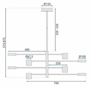 Lampada APP598-8C