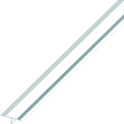Alfer PROFILO DI COPERTURA GIUNTI ALLUMINIO Argento Cromato mm. 14x2,5 mt. 5.00 pz