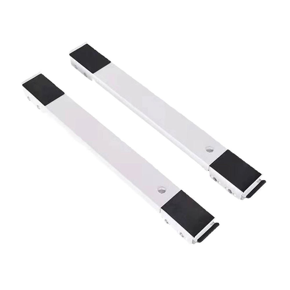 Trade Shop - Set 2 Piastre Basi Staffe Supporto Con Ruote Per Spostare Frigorifero Lavatrice -