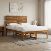 Letto matrimoniale con testiera ROSTOCK Naturale 120 x 200 cm 3405483