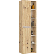 Colonna bagno sospesa VAMI Rovere Artisan, Cashmere 50 cm 2 ante 50x30x170 cm