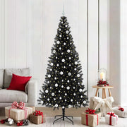 Albero di Natale con 300 LED con supporto Nero 210 cm PVC 3396490