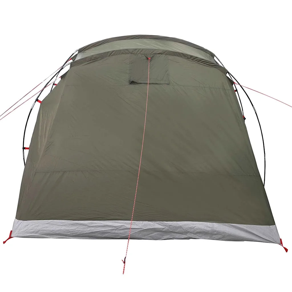 Tenda da Campeggio a Tunnel 4 Persone Verde Oliva Impermeabile 4009413