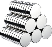 Magnetroni, 60 pezzi magneti rotondi minimagnetici per lavagne magnetiche, lavagne bianche, lavagne magnetiche, lavagne da attacchi, inclusa scatola di conservazione (10x2 mm)