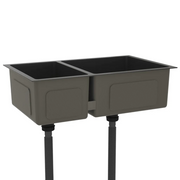 Lavello da Cucina Nero in Acciaio Inossidabile CFW1004600