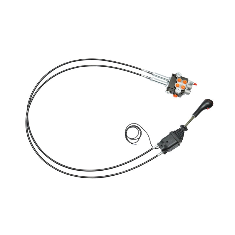 DISTRIBUTORE OLEODINAMICO con joystick, lunghezza cavo 2,5 m pressione 250 bar portata 40 l/min