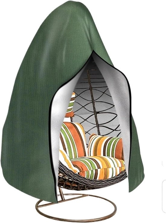 Copertura per sdraio - Cuscino per sdraio oscillante - Protezione per terrazza - Impermeabile in poliestere - 70 x 210 cm - Verde
