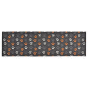 Tappeto da Cucina Lavabile Zampe 60x180 cm Velluto 136574