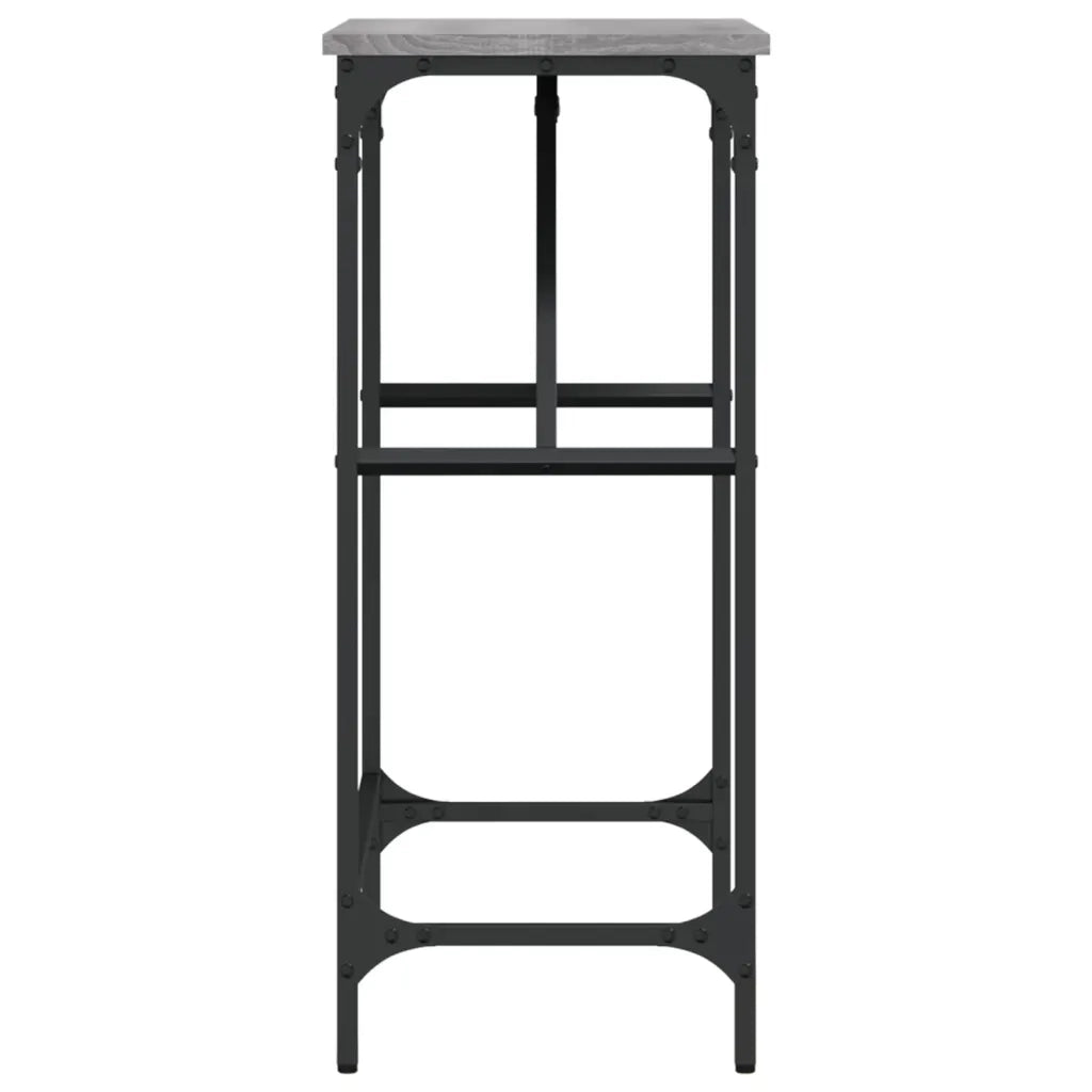 Tavolino Consolle | Tavolo d'Ingresso Grigio Sonoma 75x32x75cm in Legno Multistrato