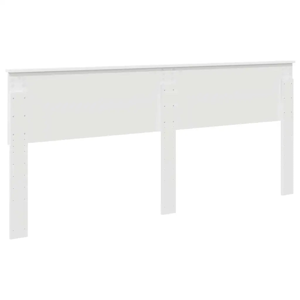 Testiera-Testata-Testiera Decorativa Bianco 200 cm Legno multistrato 263769