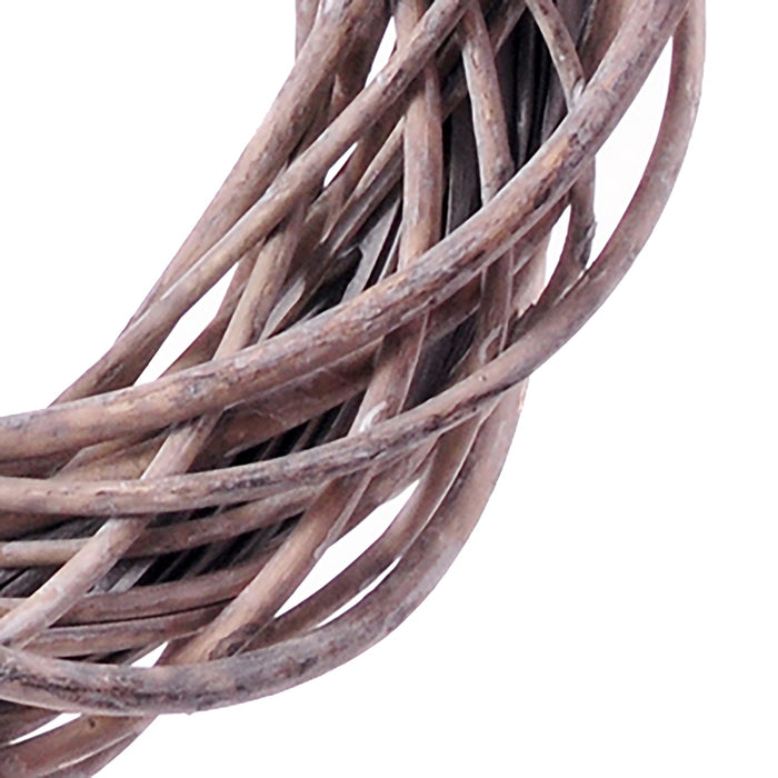 Set 2 Corone Intrecciata Grey Willow 40x10 cm