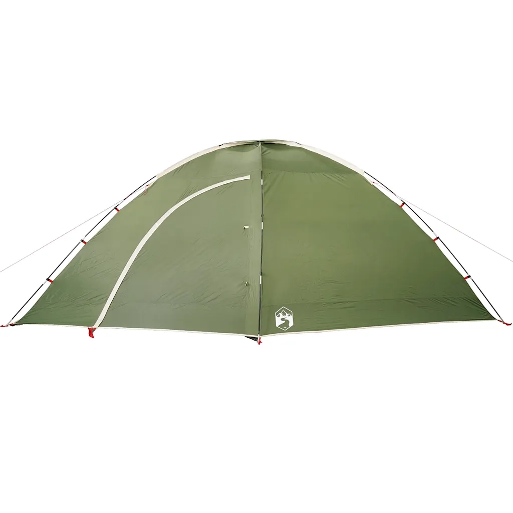 Tenda da Campeggio per 8 Persone Verde Impermeabile 94716