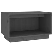 Mobile TV | Armadietto TV | Mobile Porta TV Grigio 60x35x35 cm in Legno Massello di Pino