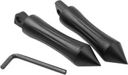 Allestimento plus - Sostegni di alluminio universali per motocicletta - Nero - FXCW, FXS, XL883N, XL1200N