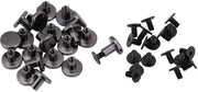 Set di 20 Viti a Testa a Cappuccio in Ottone per Artigianato in Pelle - 5mm e 8mm