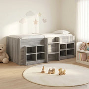 Struttura Letto Loft con Mobile 3 pz Sonoma grigio 3423427