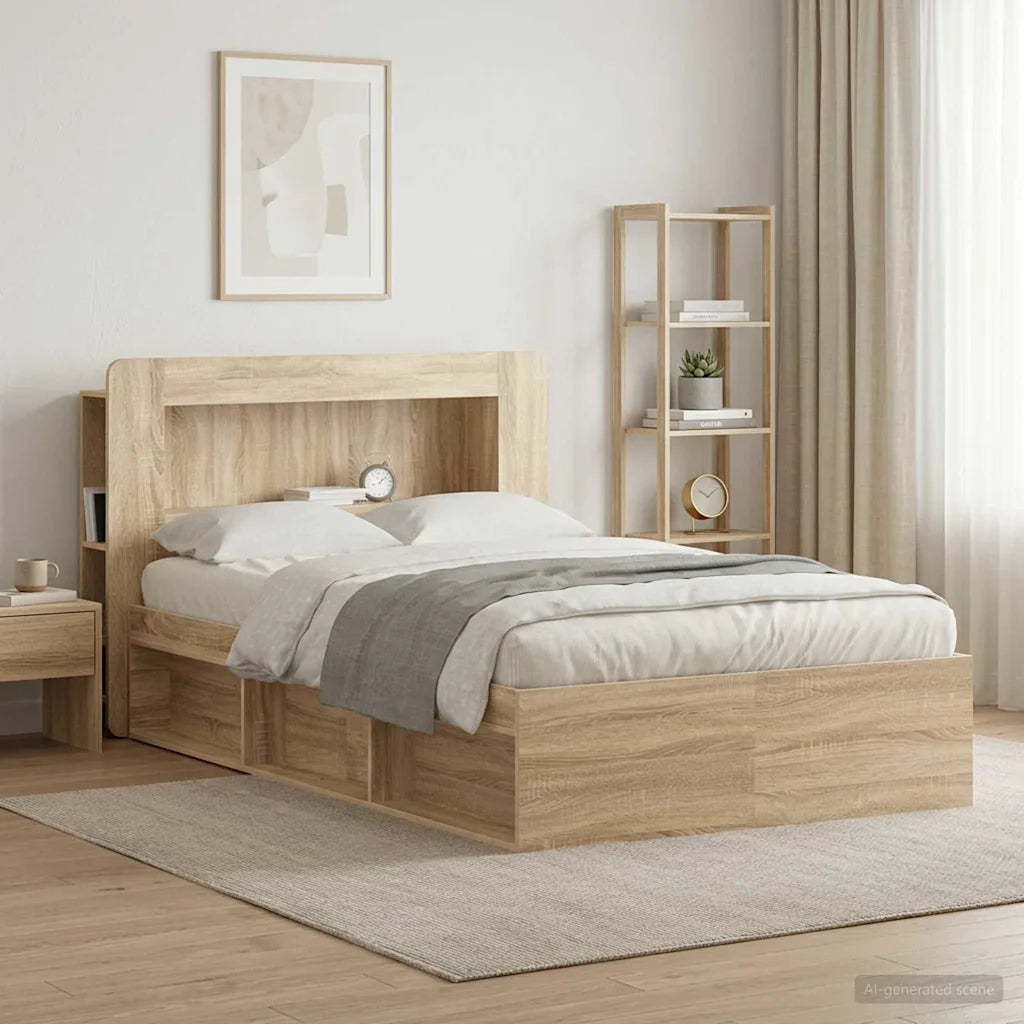 Testata del letto Rovere Sonoma Legno ingegnerizzato 8001257