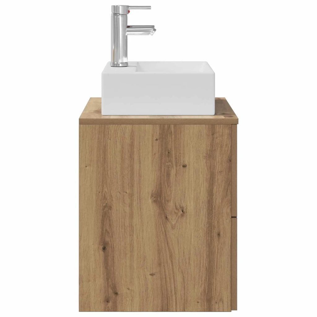 Mobile Lavabo da Parete Rovere Artigianale 49,5 x 41 x 62,5 cm