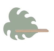 Applique Candellux Monstera LED 4W verde legno 4000K