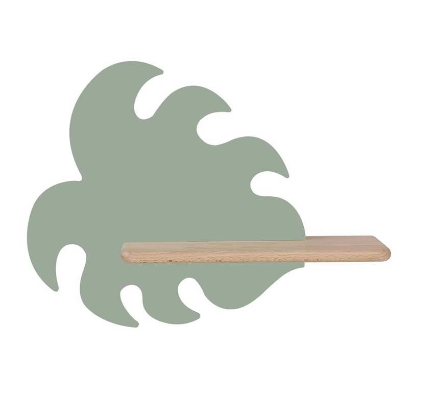 Applique Candellux Monstera LED 4W verde legno 4000K