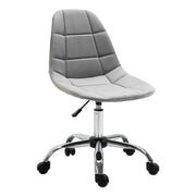 SEDIA GIREVOLE PER SCRIVANIA UFFICIO ERGONOMICA REGOLABILE GRIGIO