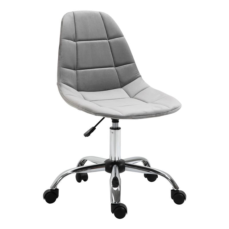 SEDIA GIREVOLE PER SCRIVANIA UFFICIO ERGONOMICA REGOLABILE GRIGIO