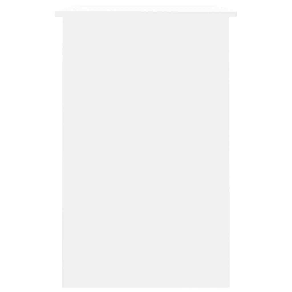 Scrivania | Tavolo da Ufficio Bianca 100x50x76 cm in Legno Multistrato