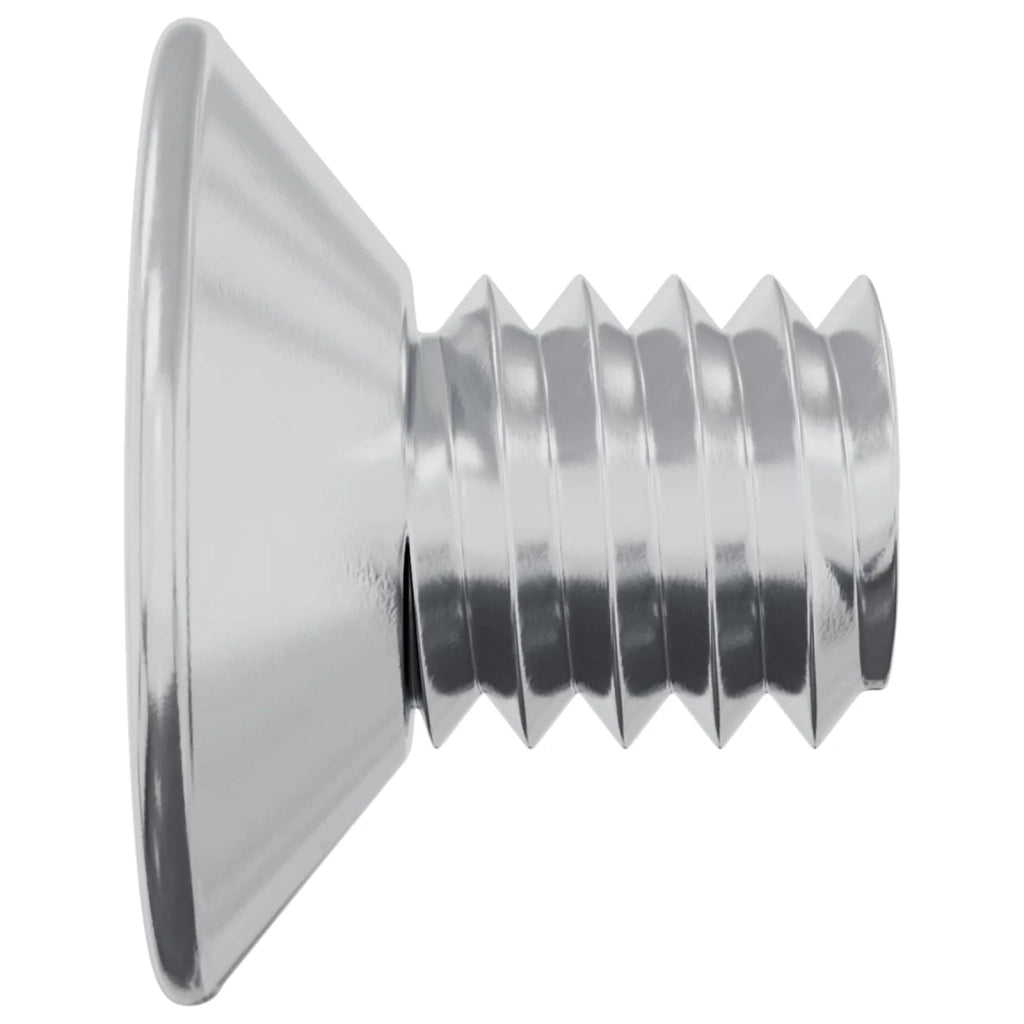 Viti a testa conica 2 pz Argento M4 x 6 mm Acciaio CFW4498047