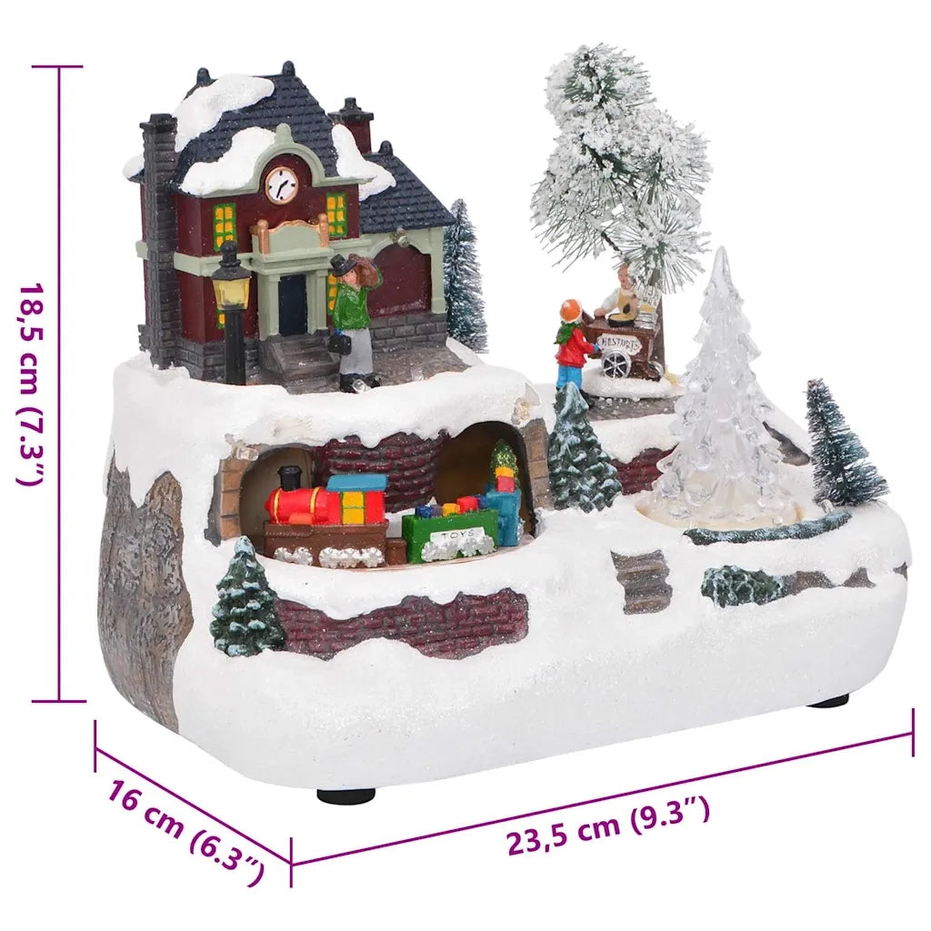 Tavolo di Natale Multicolore 23,5 x 16 x 18,5 cm Resina CFW3990213