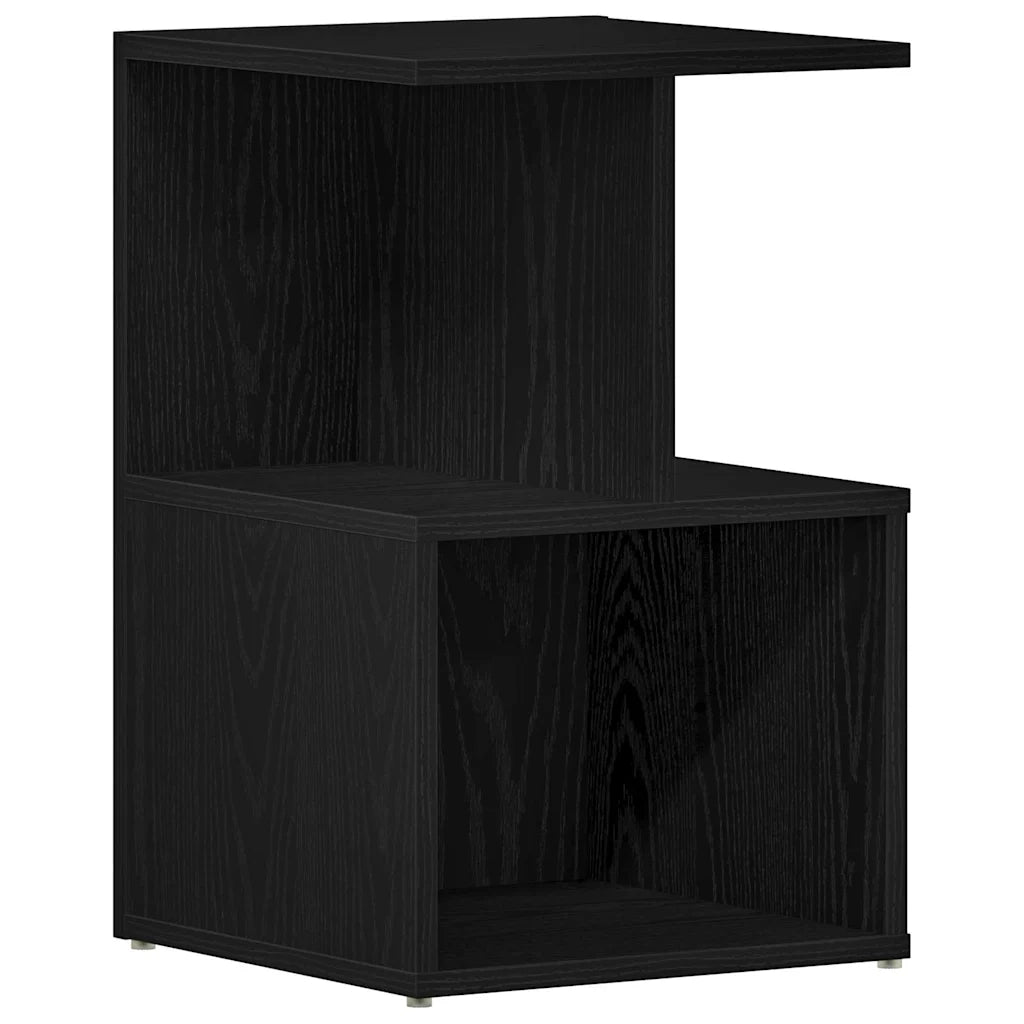 Armadio da Notte Rovere Nero 35 x 35 x 55 cm 862617