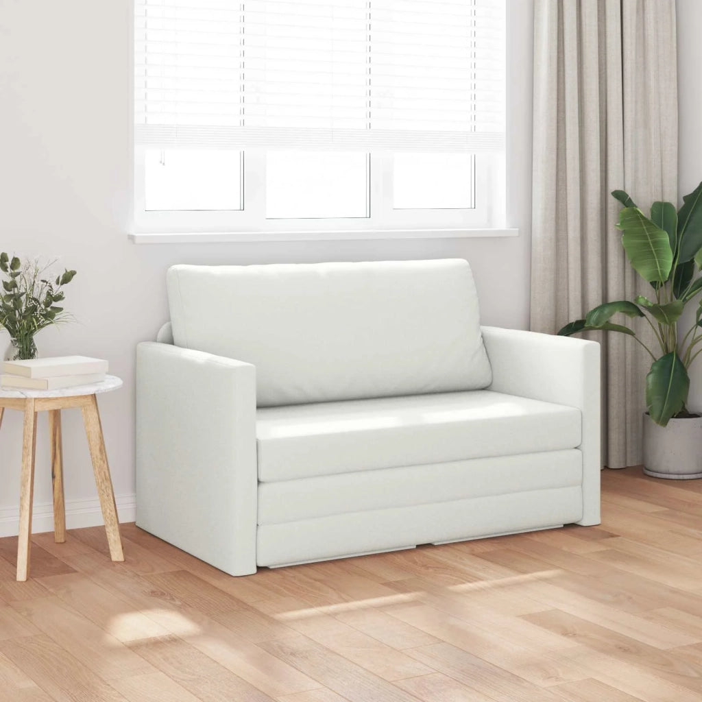 Divano letto Bianco 124 x 71 x 78 cm Pelle Artificiale 4106714
