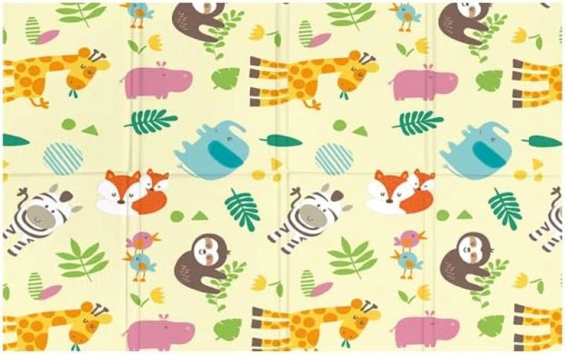 Sport1 tappeto bambini pieghevole Madmat foresta Tg. M. Tappeto pieghevole 120x90cm spessore 0,8cm. Tappeto gioco bambin