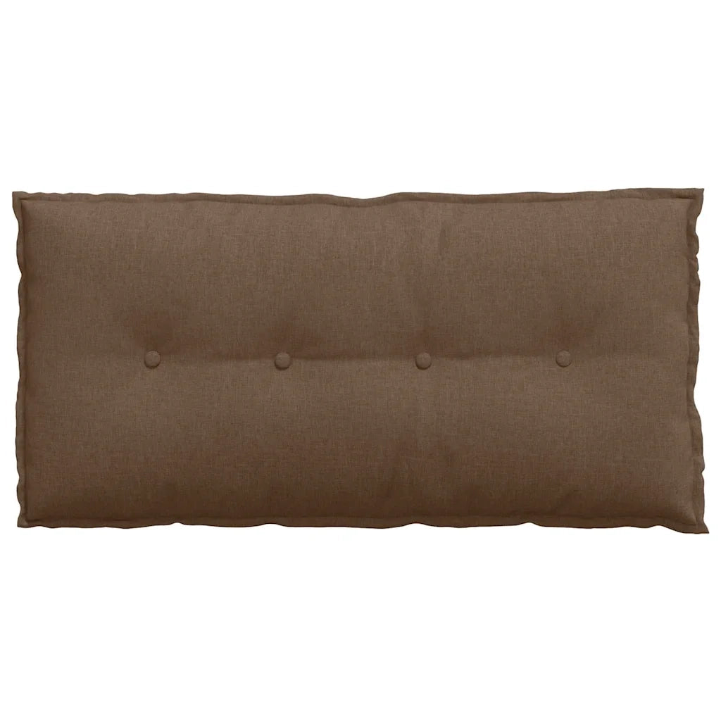 Cuscino per Schiena | Cuscino dorsale Marrone 100 x 19 x 50 cm Tessuto