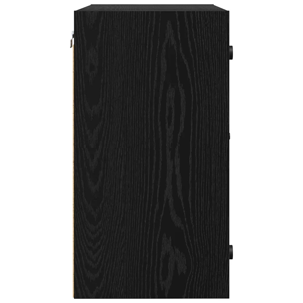 Armadietto a muro Rovere Nero 68 x 37 x 68,5 cm 882912