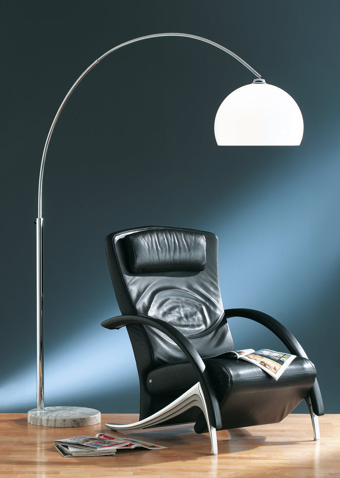 Piantana da Interno  E27 in Metallo Cromo