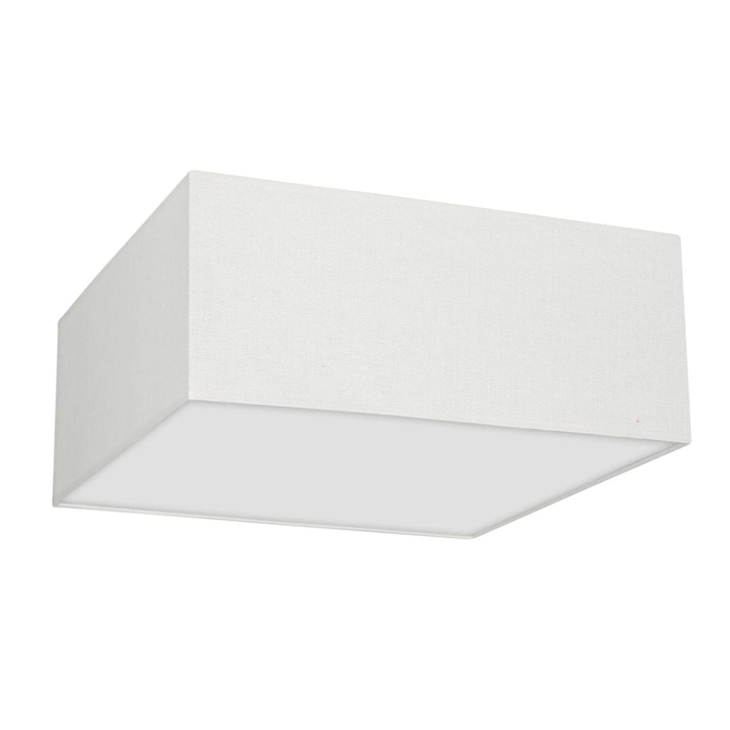 Plafoniera soffitto quadrata Milagro Albion bianca 3xE27 50cm
