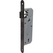 SERRATURA PATENT B.TONDO BRONZATO 040T BONAITI  I.MM 90 F.MM 22 E.MM 35