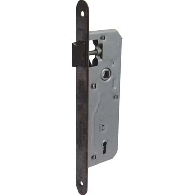 SERRATURA PATENT B.TONDO BRONZATO 040T BONAITI  I.MM 90 F.MM 22 E.MM 35